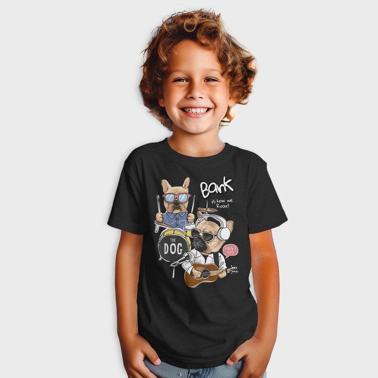 Rockin Pup Band Tee, Tricou Copii