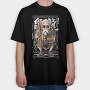 Roshi Cyberpunk Warrior, Tricou Oversize Barbati (Unisex)