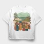 Women Travel, Tricou Oversize Barbati (Unisex)