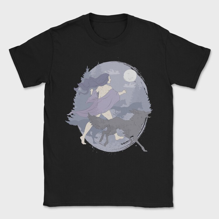Woman Who Runs With Wolves, Tricou Barbati (Unisex)