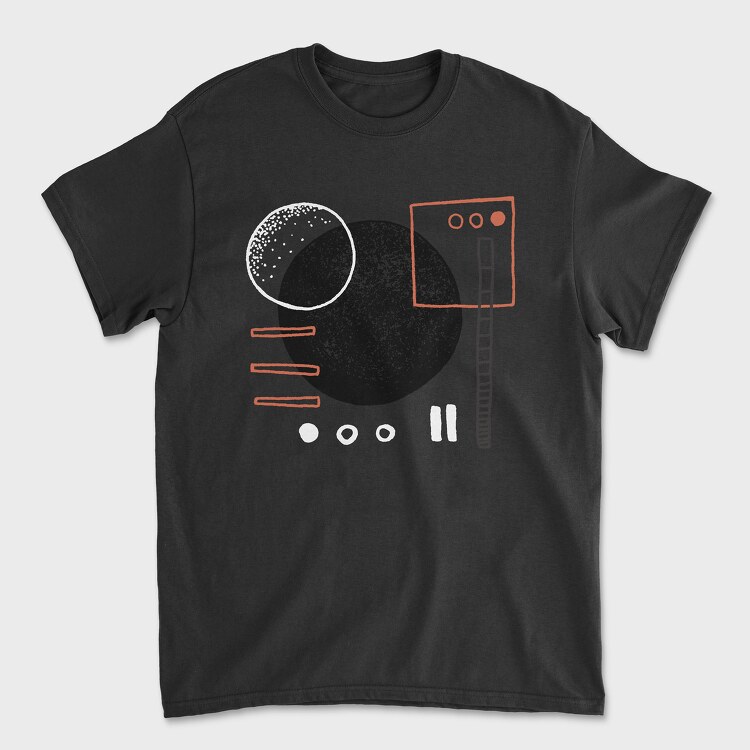 Abstract Organic, Tricou Barbati (Unisex)