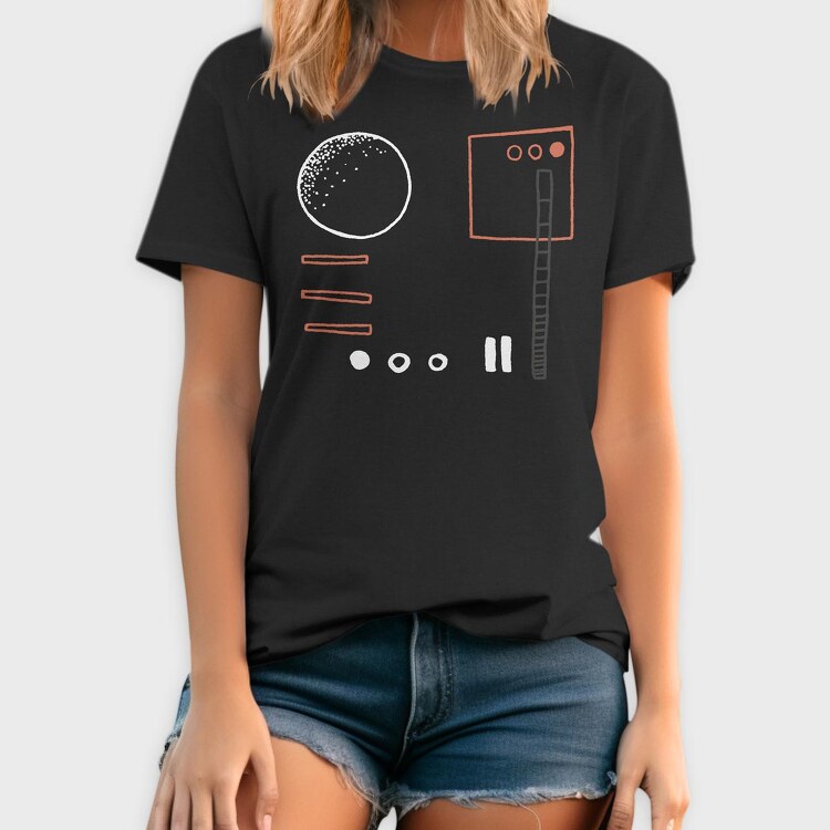 Abstract Organic, Tricou Barbati (Unisex)