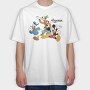 Mickey Mouse And Friends, Tricou Oversize Barbati (Unisex)