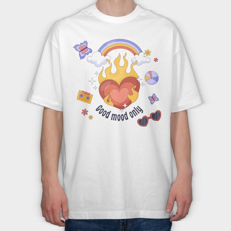 F36 Phantom Glow, Tricou Oversize Barbati (Unisex)