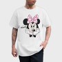 Minnie Mouse Bow Tie, Tricou Barbati (Unisex)