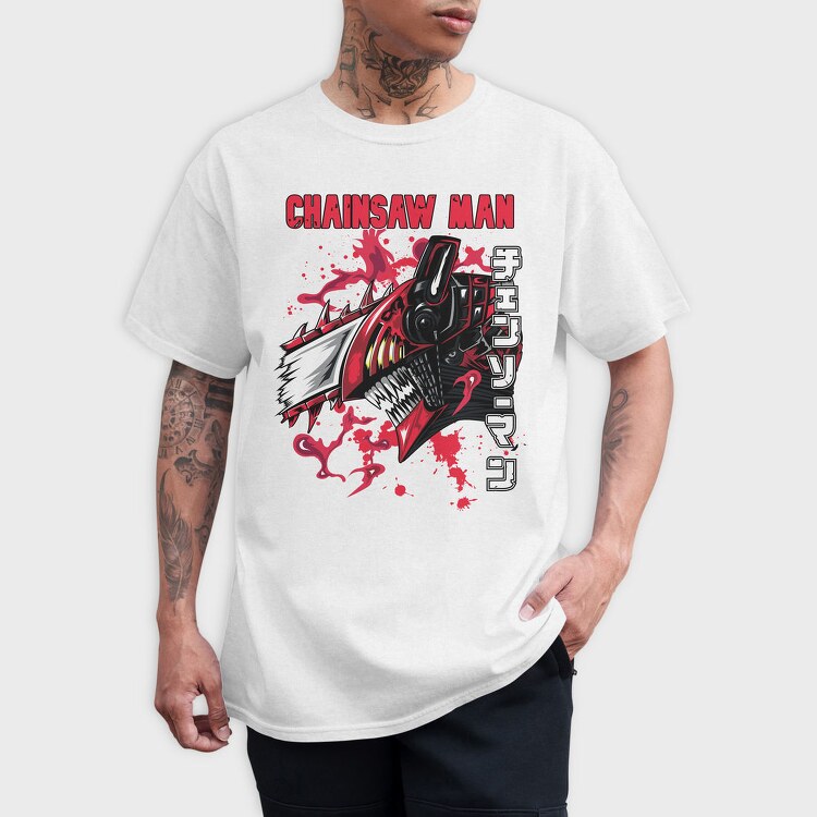 Chainsaw Man Edge Glow, Tricou Barbati (Unisex)