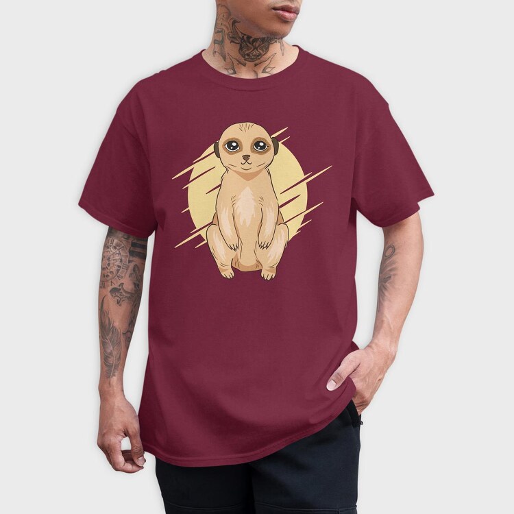 Cute Meerkat, Tricou Barbati (Unisex)