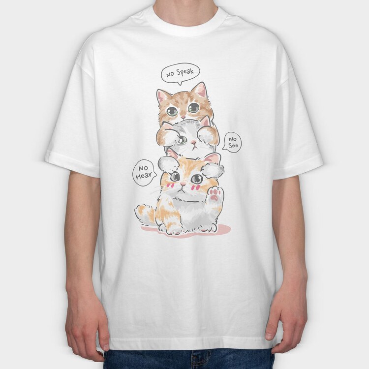 Cat Whisperer Vibes, Tricou Oversize Barbati (Unisex)