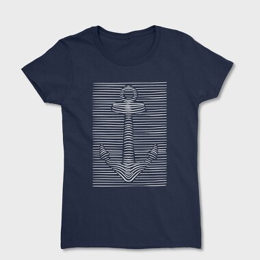 3D Illusion Anchor, Tricou Femei