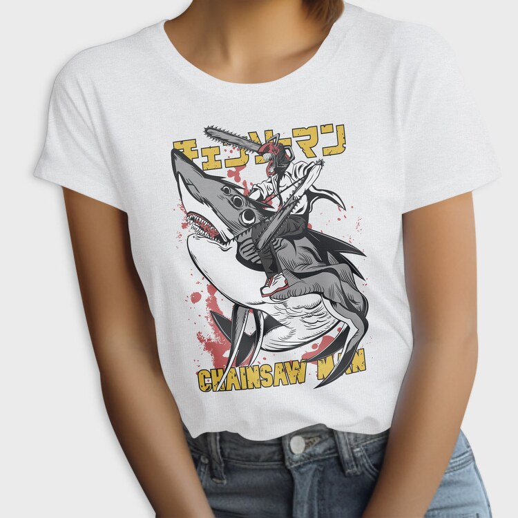 Chainsaw Shark Warrior, Tricou Femei