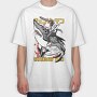 Chainsaw Shark Warrior, Tricou Oversize Barbati (Unisex)