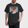 Feline Flame Rebellion, Tricou Barbati (Unisex)