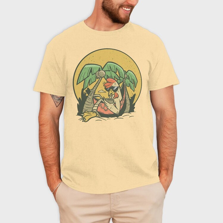 Chicken Relax, Tricou Barbati (Unisex)