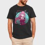 Cyberpunk Anime Girl, Tricou Barbati (Unisex)