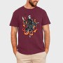 Flaming Grim Reaper, Tricou Barbati (Unisex)