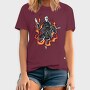 Flaming Grim Reaper, Tricou Barbati (Unisex)