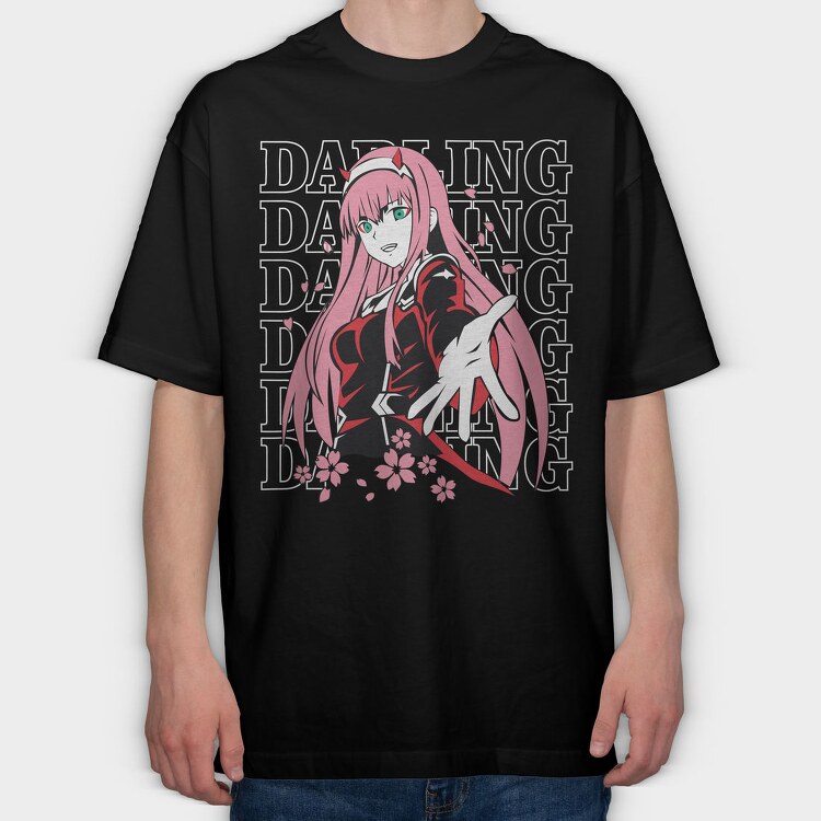Darling Cherry Blossom, Tricou Oversize Barbati (Unisex)