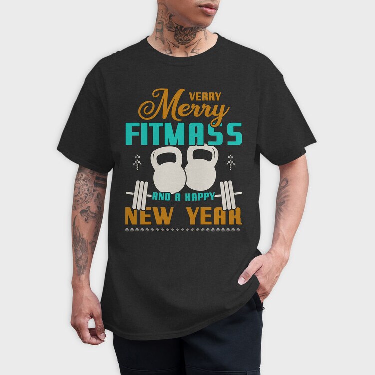 Fitmas Fest, Tricou Barbati (Unisex)
