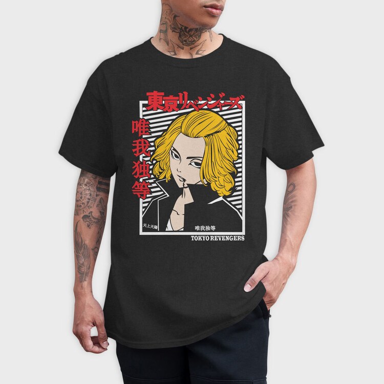 Tokyo Revengers Edgy, Tricou Barbati (Unisex)
