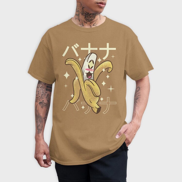 Banana Crazy Kawaii, Tricou Barbati (Unisex)
