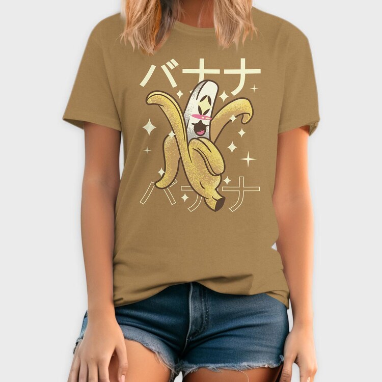 Banana Crazy Kawaii, Tricou Barbati (Unisex)