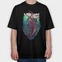 Octopus Abyss, Tricou Oversize Barbati (Unisex)