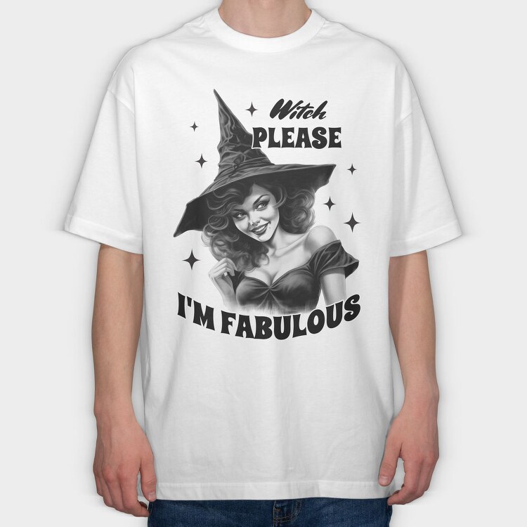 Witch, Tricou Oversize Barbati (Unisex)