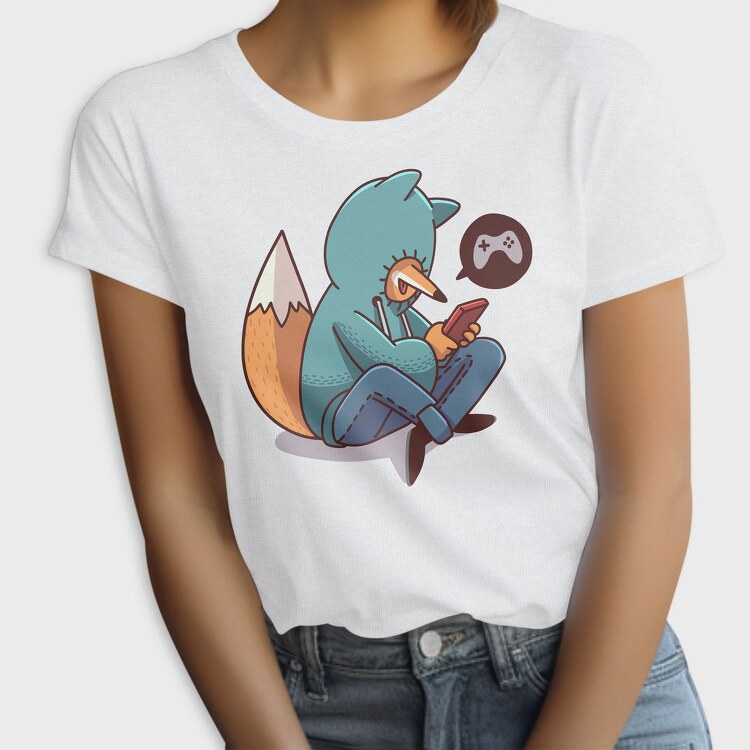 Fox Gamer Vibes, Tricou Femei