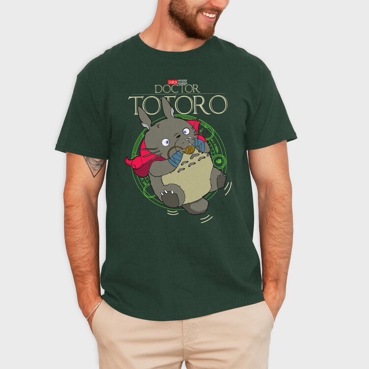 Doctor Totoro Vibes, Tricou Barbati (Unisex)