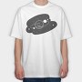 Galactic Cat Rebellion, Tricou Oversize Barbati (Unisex)