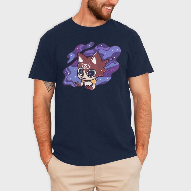 Galactic Feline Rebellion, Tricou Barbati (Unisex)