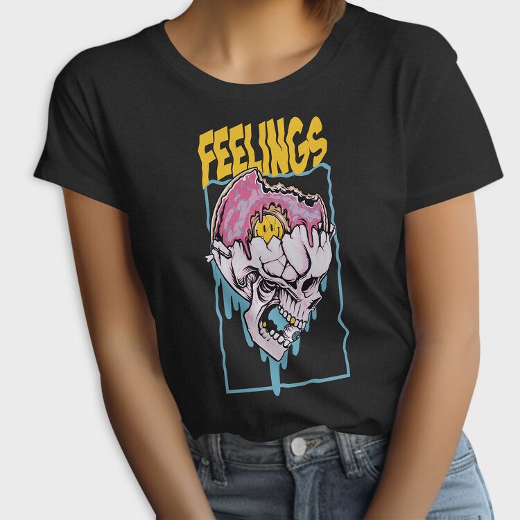 Donut Skull Feelings, Tricou Femei
