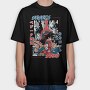 Vege Vs Goku Battle, Tricou Oversize Barbati (Unisex)