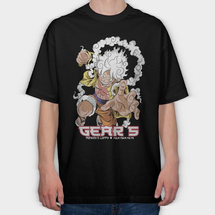 Gear5 Stormy Spirit, Tricou Oversize Barbati (Unisex)