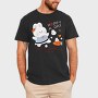 Happy Rabbit Carrot, Tricou Barbati (Unisex)