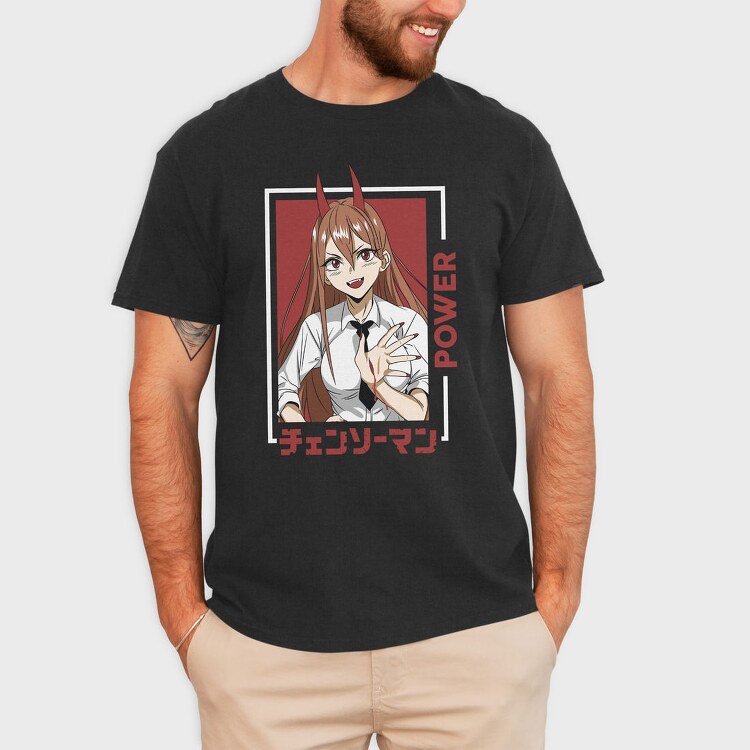 Power Devil Girl, Tricou Barbati (Unisex)