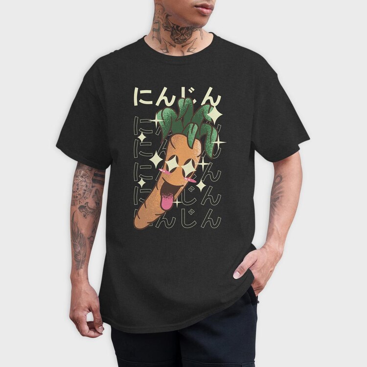 carrot crazy kawaii, Tricou Barbati (Unisex)