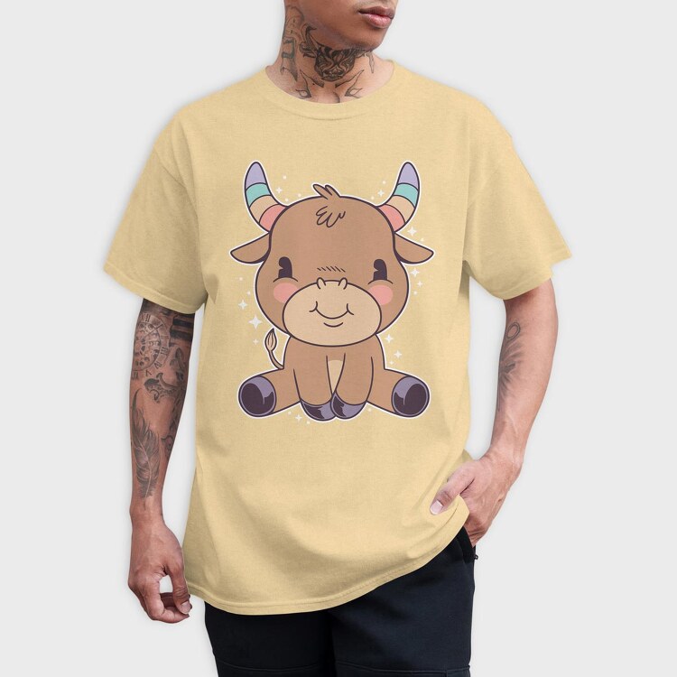 Cute Taurus, Tricou Barbati (Unisex)