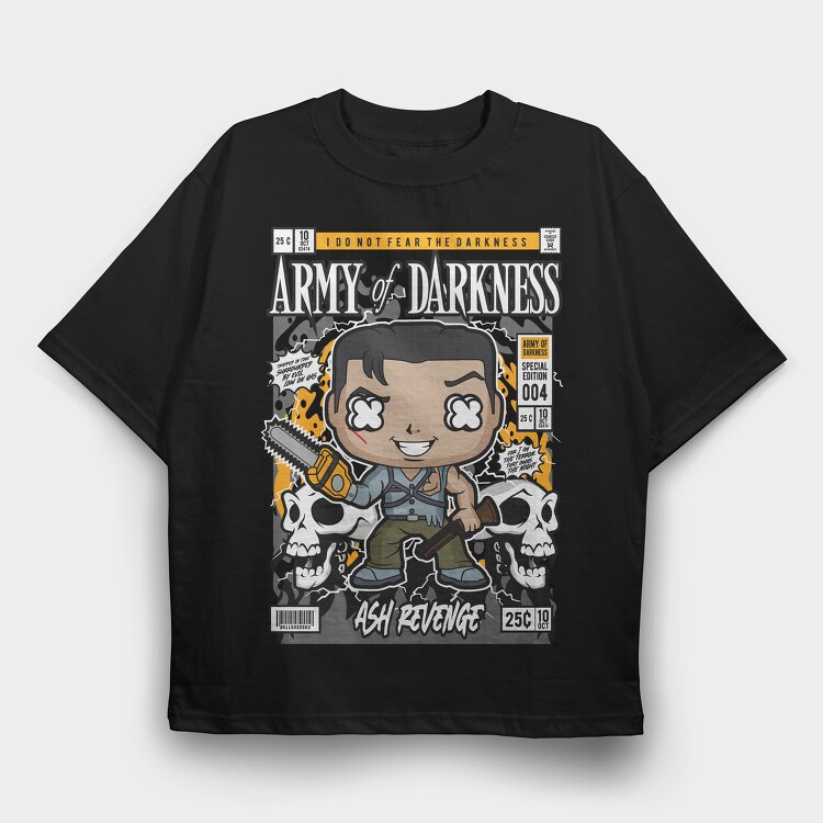 Army Of Darkness, Tricou Oversize Barbati (Unisex)