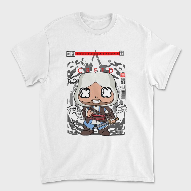 Assassins Creed Pop Art, Tricou Barbati (Unisex)