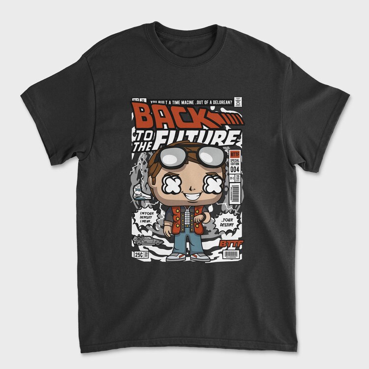 Back To The Future Funko, Tricou Barbati (Unisex)