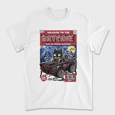 Batcave Night Rider, Tricou Barbati (Unisex)
