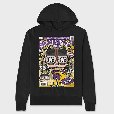 Batgirl Adventure, Hanorac Oversize Barbati (Unisex)