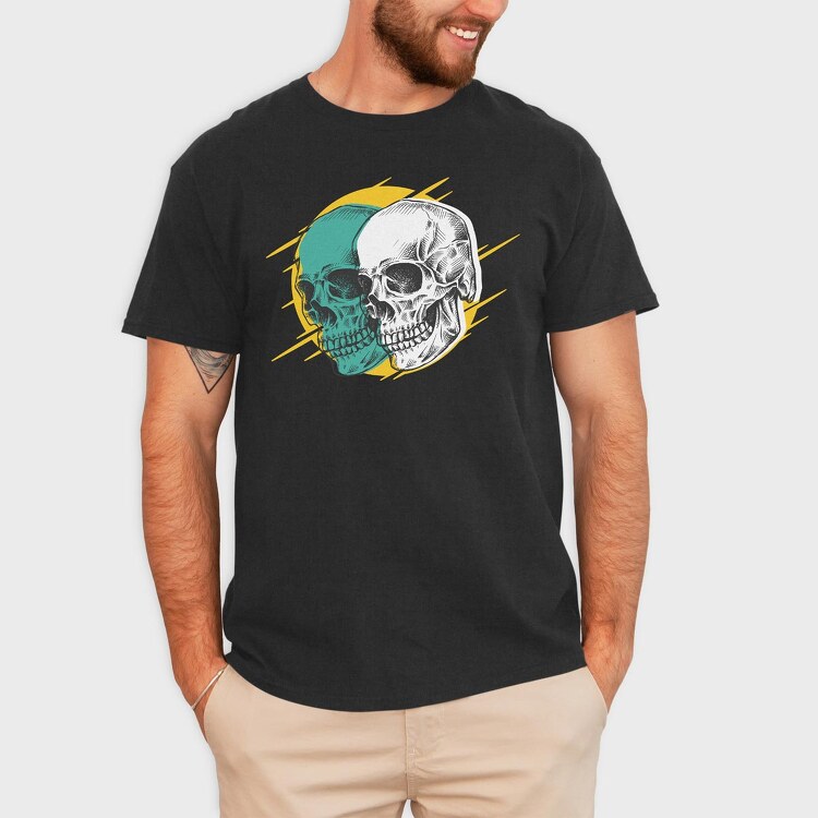 Skulls, Tricou Barbati (Unisex)