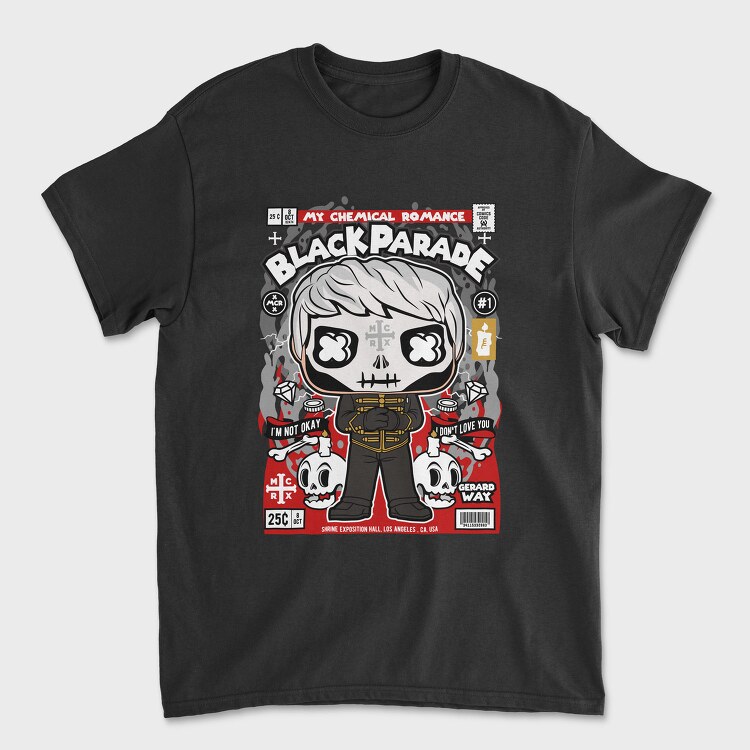 Black Parade Pop Art, Tricou Barbati (Unisex)