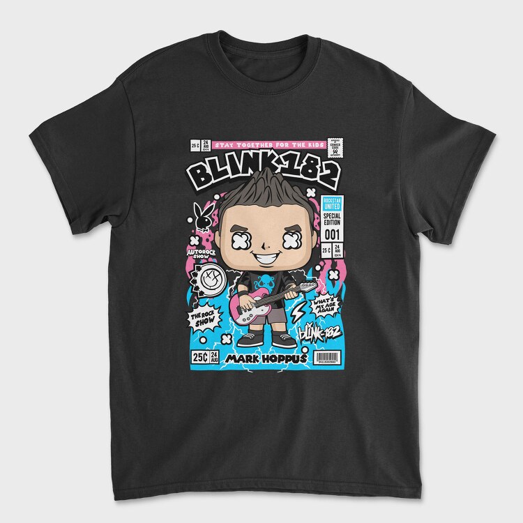 Blink182 Pop Vinyl, Tricou Barbati (Unisex)