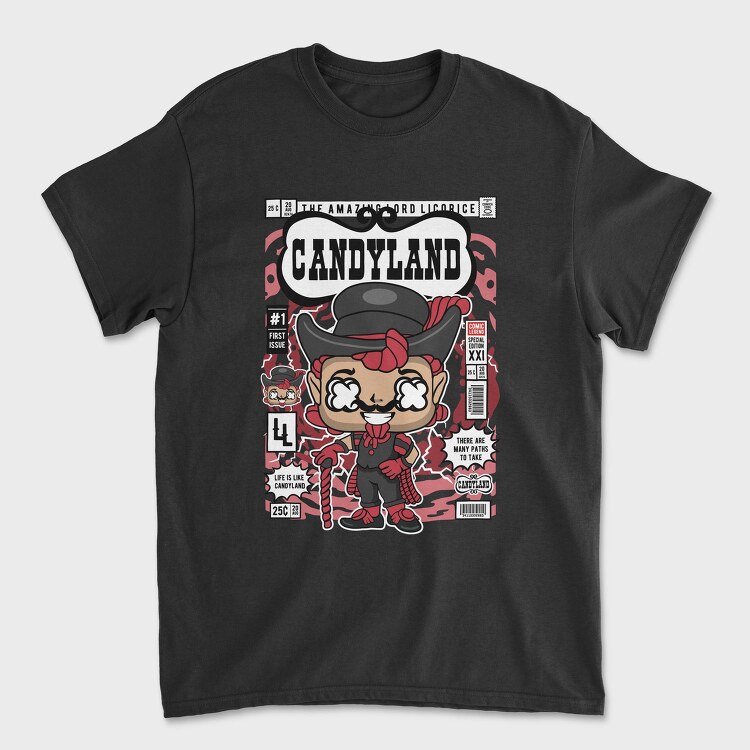 Candyland Licorice Devil, Tricou Barbati (Unisex)