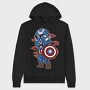 Captain America Stormtrooper, Hanorac Oversize Barbati (Unisex)