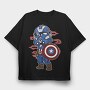 Captain America Stormtrooper, Tricou Oversize Barbati (Unisex)