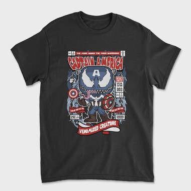 Captain Venomized, Tricou Barbati (Unisex)